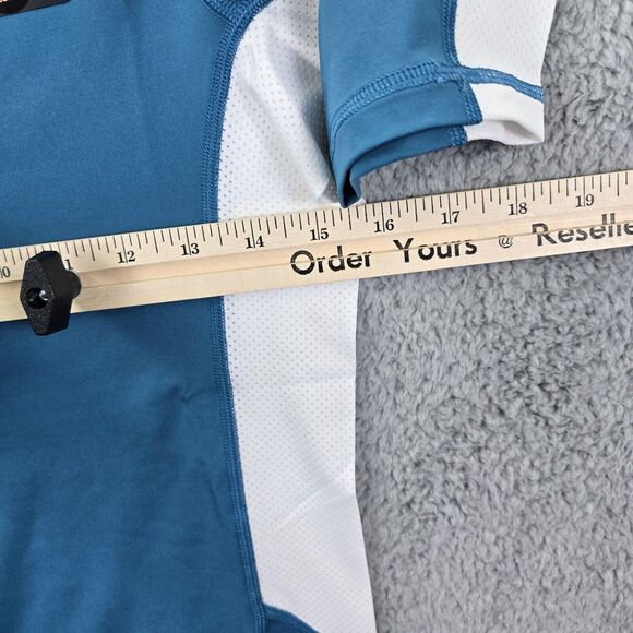 Tommie Copper Men's Compression Raglan Blue Lycra Spandex Copper T=Shirt Size S - Picture 11 of 13